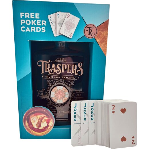 Traspers Rum + Poker Card Set